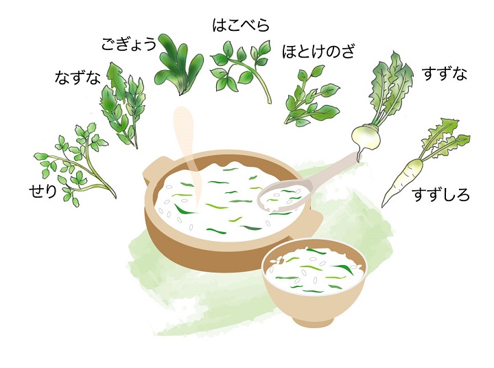 秋の七草 イラスト