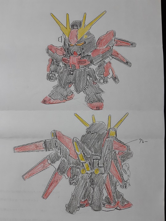 ハイニューガンダム 塗装