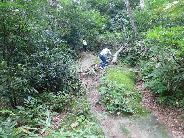 投入堂 登山