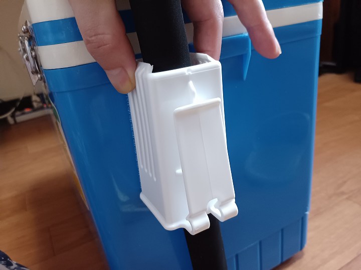 竿立て ロッドホルダー DIY クーラーボックス 作り方