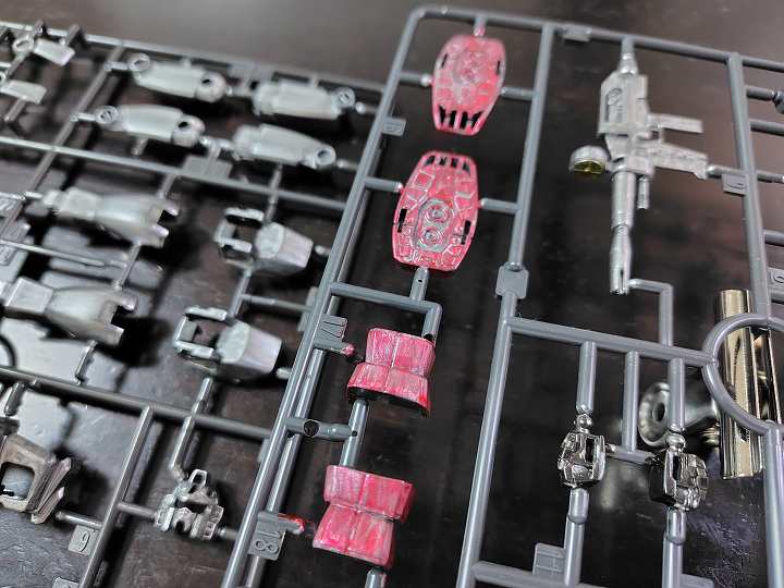 エコプラ ガンダム 塗装 筆塗り