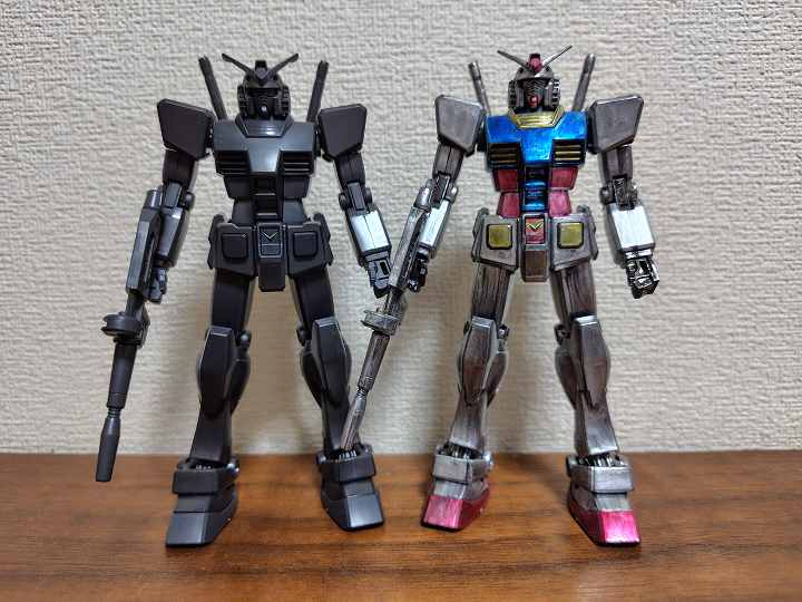 エコプラ ガンダム 塗装 筆塗り