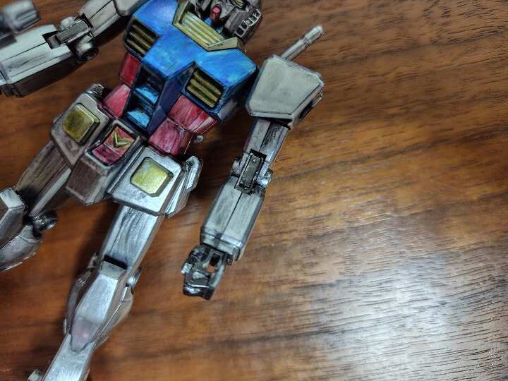 エコプラ ガンダム 塗装 筆塗り