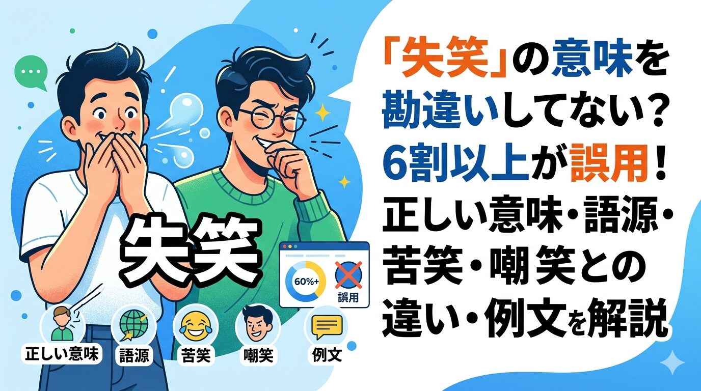失笑 意味