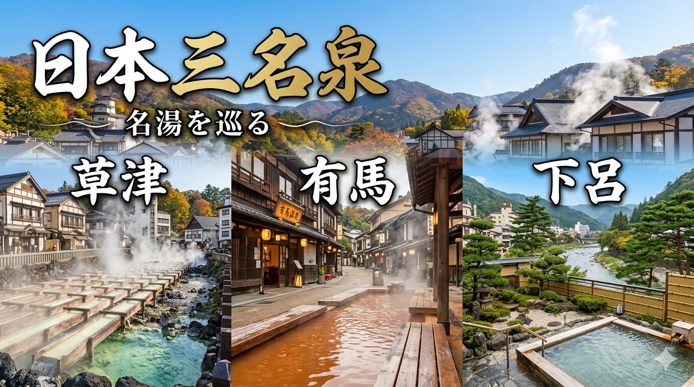 日本三名泉 日本三大名泉 なぜ 読み方