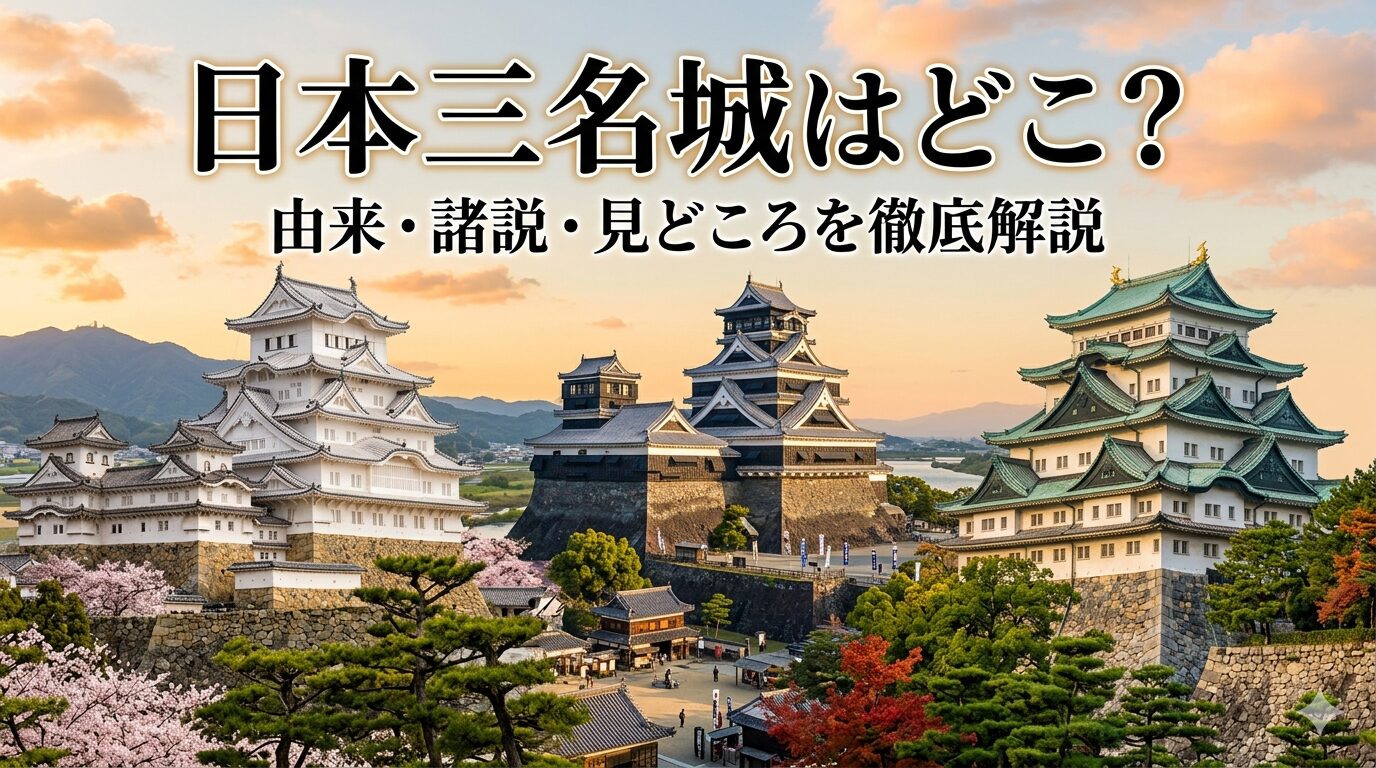 日本三名城 日本三大名城はどこ