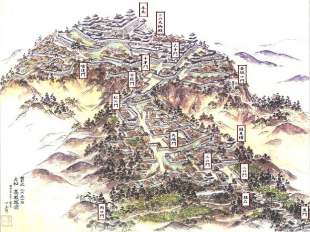 日本三大山城 高取城